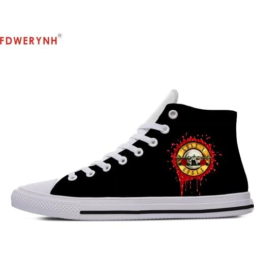 Man Casual Shoes Guns N' Roses Lightweight Breathable Zapatillas Couple Footwear Unisex Zapatos Hombre