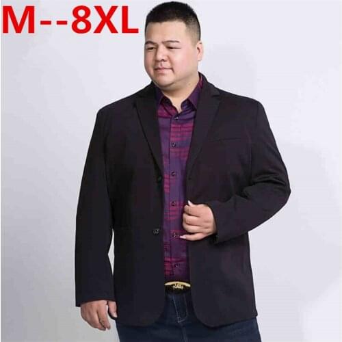 New 10XL 6XL 9XL 8XL Arrival Brand Clothing Autumn Suit Men Fashion Slim Male Suits Casual Solid Color Masculine Blazer