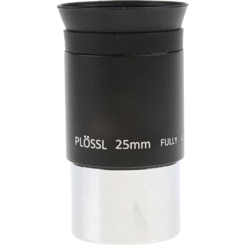 1.25" Plossl 25mm Eyepiece FullyMulti Coated Metal For Astronomy Telescope