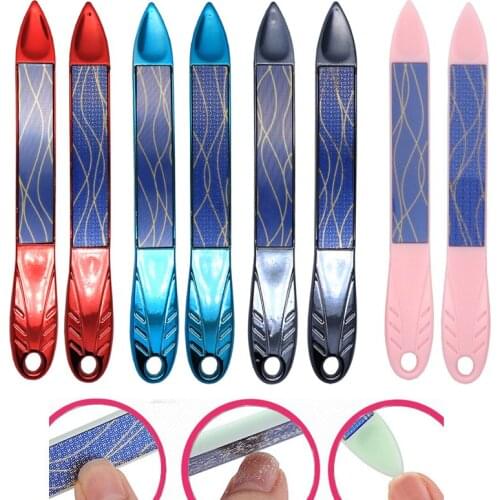 Spar Nano Glass Nail File 2 in 1 Nail Rubbing Strip Picker Polished Glass Strip Feet Nail Set For Hand Finger Foot