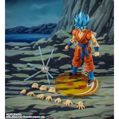 In Stock Demoniacal Fit SHF Counterattacking K Weiss SSJ God Wukong Goku PVC Action Figure Figurals Brinquedos Toy Model