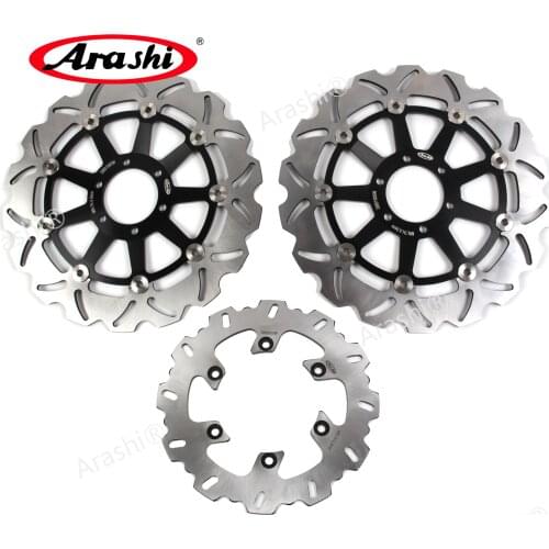 Arashi 1 Set For YAMAHA XJR 400 1995 1996 1997 1998 1999 2000 XJR400 Floating Front Rear Brake Disc Brake Rotor CNC Aluminum