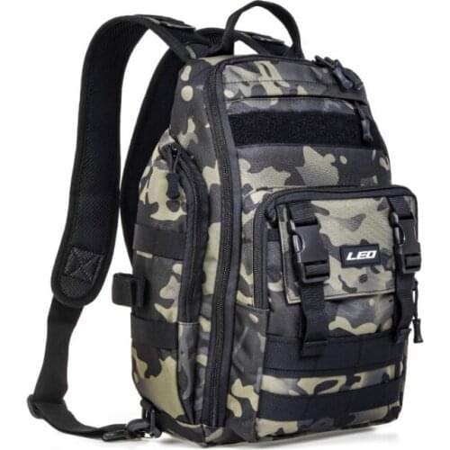 Fishing Tackle Backpack Storage Bag Fishing Gear Bag Water-Resistant Fishing Backpack With Rod Holder Fishing Tools