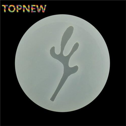 Silicone Deer Antler Mold for Epoxy Resin Mould Pendant Jewelry Craft Making Tools DIY Fondant Cake Molds