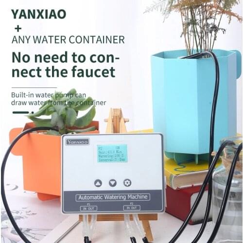 Double Pump Drip Irrigation System Self Watering Controller Plant Watering Gardening Tools and Equipment Irrigation Controller