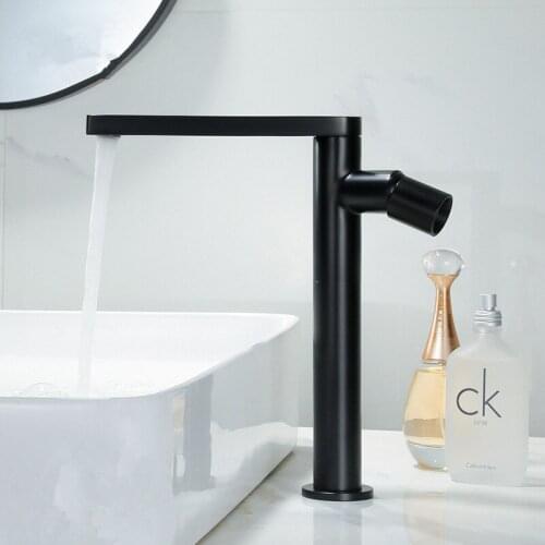 Basin Faucet Rose Gold Bathroom Faucet Gold Basin Mixer Tap Hot & Cold Water Faucet Brass Sink Water Crane