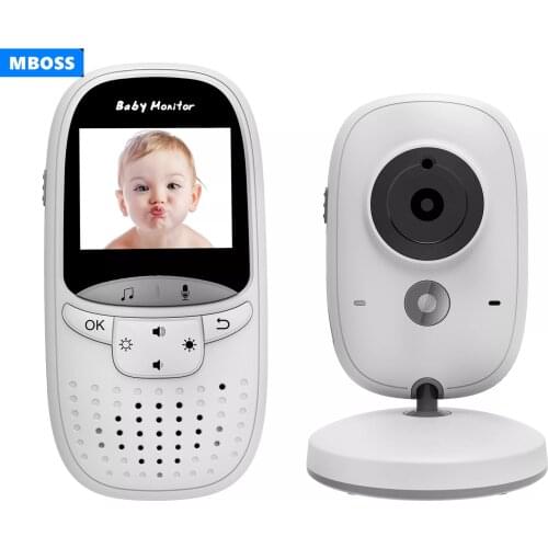 Baby Monitor VB602 IR Night Vision Temperature Monitor Lullabies Intercom VOX Mode Video Baby Camera Walkie Talkie Babysitter