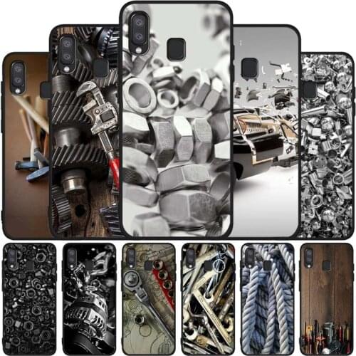 Spare parts black soft phone Case For Samsung A10 20 30 40 50 30S 50S 60 70 M10 M30S M40 A31 51 71 A20E A10E A21S