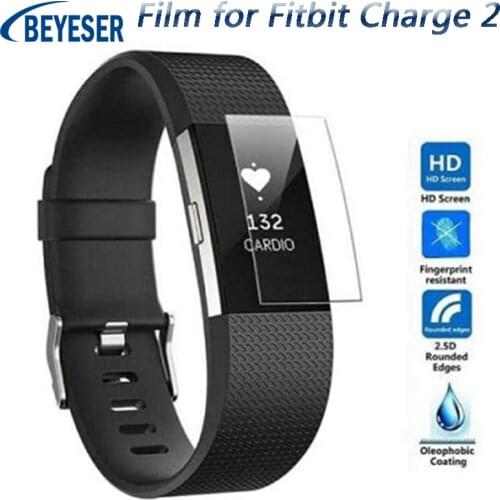 HD Anti-scratch Protective Film for Fitbit Charge 2 Anti-Scratch TPU Screen Protectors Bracelet Clear Ultra Thin