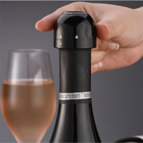 Vacuum Red Wine Bottle Cap Stopper Silicone Sealed Champagne Bottle Stopper Vacuum Retain Freshness Wine Plug Bar Tools 1/3pcs