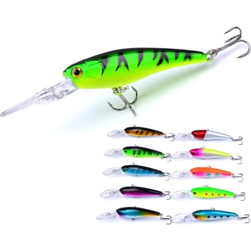 1pcs Minnow Fishing Lures Wobbler Crankbaits 9cm 7.2g ABS Artificial Hard Baits For Bass Trolling Pesca Carp Fishing Tackle
