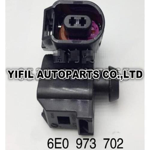 2/5/10pcs/lot 2 Pin/Way Auto ABS Sensor Connector Plug For FAW VW Magotan CC Tiguan Sagitar Audi Q7 Porsche Cayenne 6E0 973 702