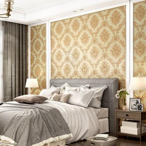 Beibehang mural wallpaper Modern damask wallpaper wallcovering classic wall papers 3d wallpaper for living room Home Decoration