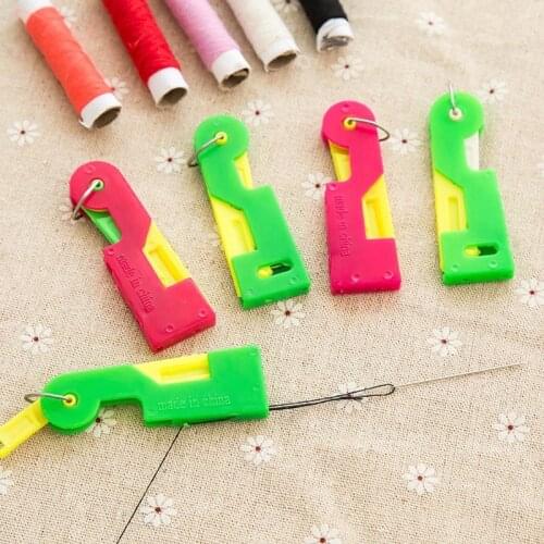 Th oneroom 5PCS Use Automatic Skillful Sewing Needle Device Threader Thread Guide