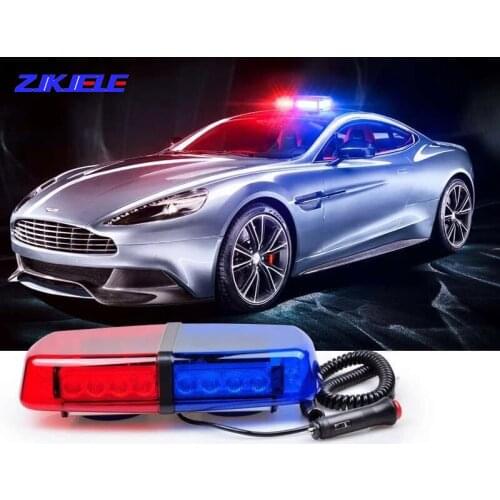 Red LED Car Truck Flashing Firemen Automobile Strobe Warning Light Ambulance Emergency Traffic Lightbar Safe Alarm Flasher Lamp