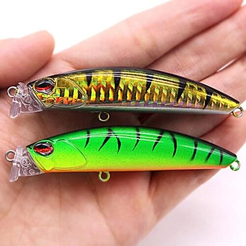 1Pcs 9g 85mm Minnow Fishing Lures Luya Fish Depth 0.1-0.3M Hard Artificial Bionic Baits For Fishing Tackle Lure Accessories