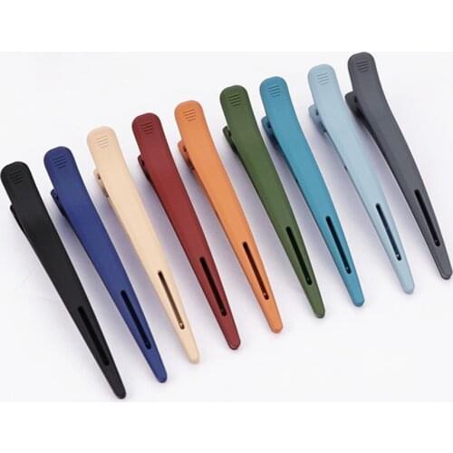 12CM Large Hair Styling Clips Professional Hairdresser Clamp Hair Pins Women Girls Hairpin Hair Cutting Tools Acrylic Barrette