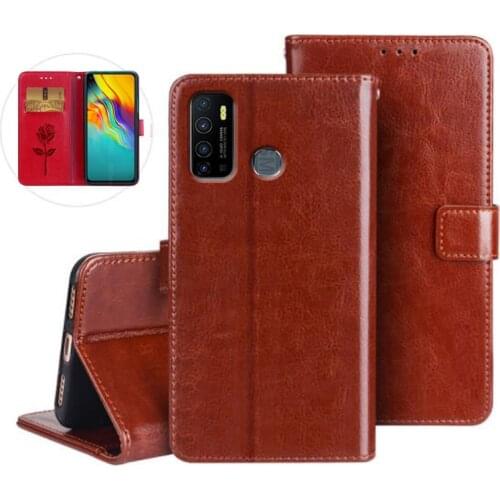 Phone Cover For Infinix Hot 9 Case Flip Leather PU Wallet Capa For Infinix Hot 9 Pro X655F Stand Case Fashion Protective Shell