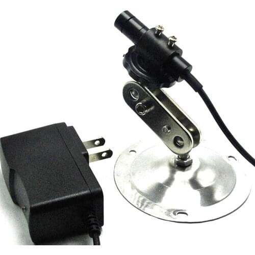 Focusable 635nm 5wm-10mw Orange-Red 12x55mm Laser Diode Module with AC Adapter & Heatsink