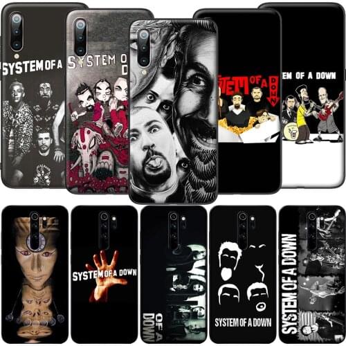 GX244 System Of A Down SOAD Case for Xiaomi Note 10 8Lite CC9 9 9T 10T A1 A2 A3 5X 6X F1 Poco F2 X3 NFC M3 Pro Lite