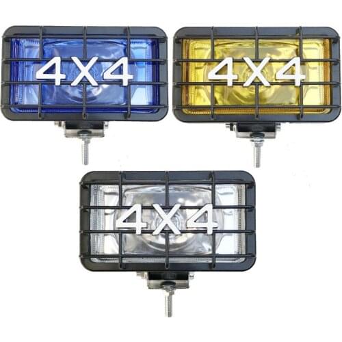 12v 55w Unviersal Autos Halogen fog light 4x4 Car truck styling headlight Offroad SUV headlamp Trailer RV Driving Spotlight Pair