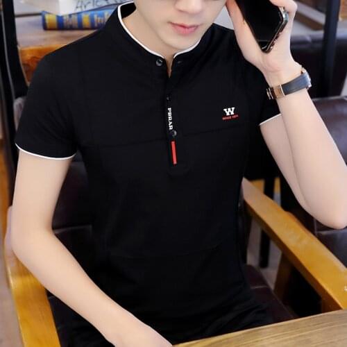 New T-shirt Men Summer new Short Sleeve Slim Fit O-Neck Tee Shirt Homme Casual Fashion T-shirt Male Cotton Plus Size