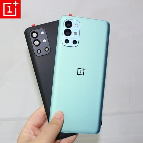 Newest Original Oneplus Battery Back Cover Rear Door Housing Panel Case For One Plus 1+ 9R 9r With Glass Camera lens 6.55 Inch