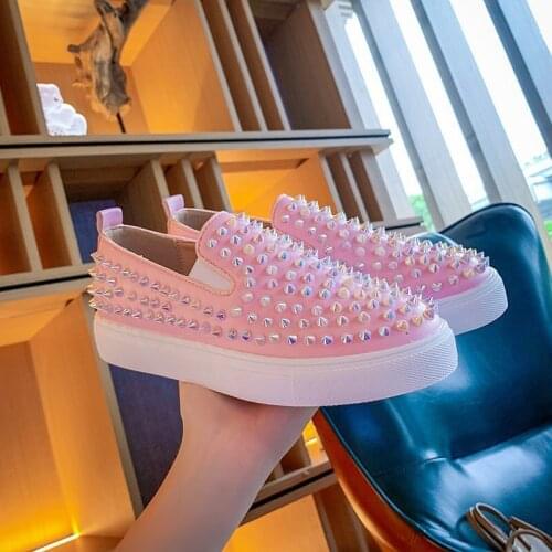 Women Loafers Flats Canvas Revits Couple Flat Platform Shoes Woman Black Flat Heels Students Shoechy6