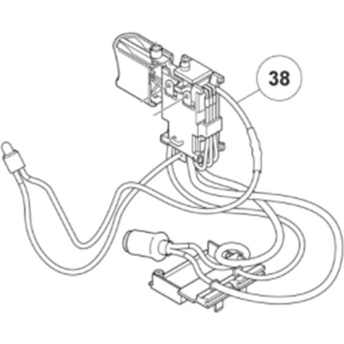 SWITCH For HIKOKI DS10DAL WH10DAL 337359