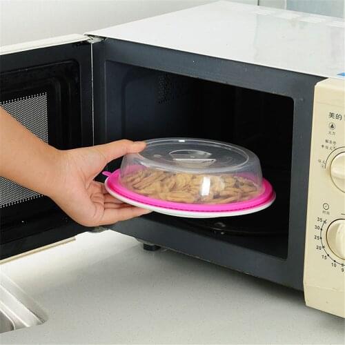 Plastic Sealing Cover Food Storage Lid Microwave Oven Crisper Cap Refrigerator Dish Lids Plate Dustproof Cover Kitchen Tool