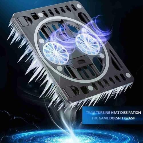 Support Laptop Stand Dual-core Silent Motor Fan Cooling Foldable Laptop For Notebook Holder Bracket Macbook Adjustable Tabl M8A9