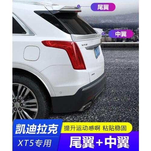 Suitable For Cadillac Xt5 Refitting Large Tail Decoration, Top Middle Wing, No Drilling and Constant Wind