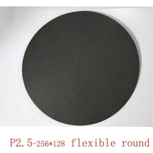 Indoor full color p2.5 Flexible round led panel diameter 260mm led screen module Cylindrical screen curved screen