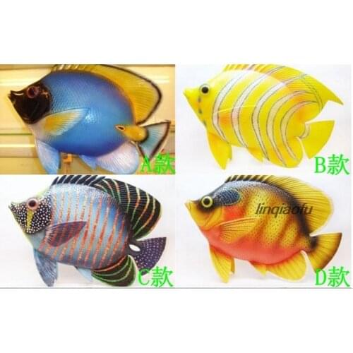 Hot simulation decorative marine fish, exhibition room, conference room, park, home furnishing, fish hard rubber model