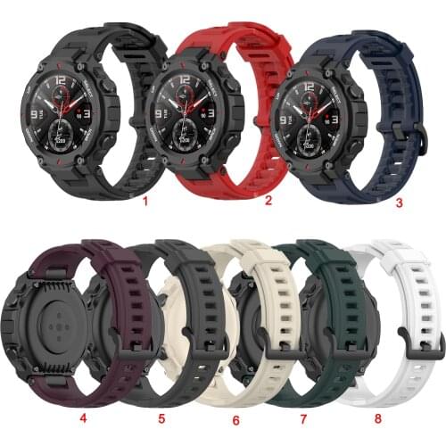 Silicone Watch Band Strap for Huami Amazfit T-Rex