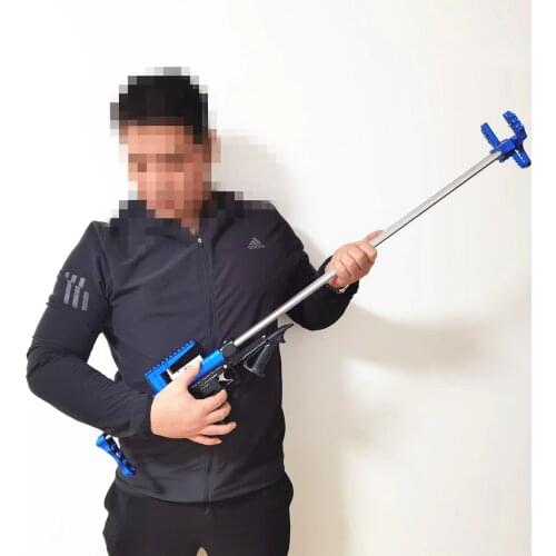 Top hunting slingshot Outdoor shooting toy 85CMpull distance catapult All metal perfect quality China red 2020 NEW