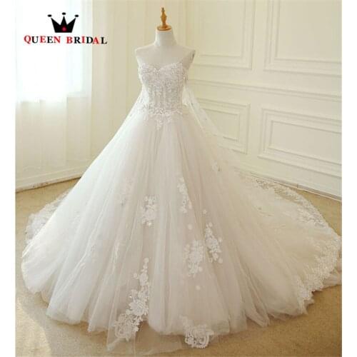 Luxury Wedding Dress Ball Gown Puffy Tulle Lace Beading 2021 New Design Bridal Dresses Custom Made SH19