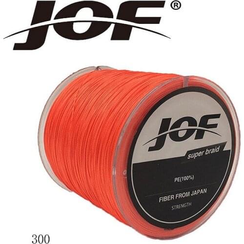 JOF fishing wire 8 Strands 300M Multicolor Braided Fishing Line Sea Saltwater Carp Fishing Weave Extreme 100% PE