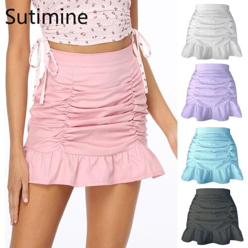 Sutimine High Waist Skirts For Women