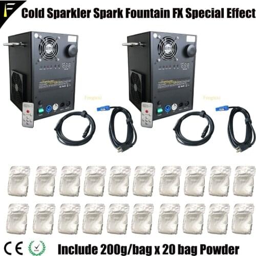 Wedding Party Special FX Effect Ti Cold Flame Firework Spark Fountain DMX Machine Sparklers Display Suit Concert DJ VJ NJ Event