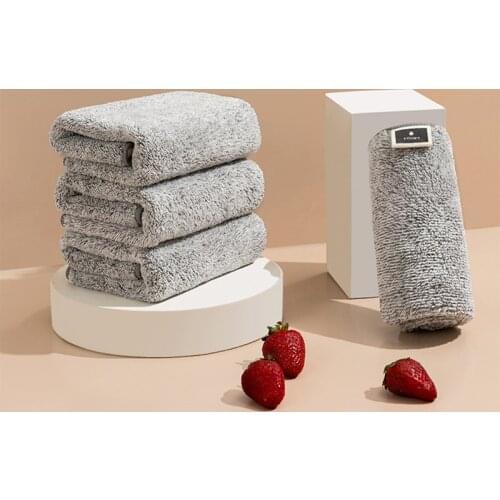 Dishcloth Thickened Bamboo Charcoal Super Absorbent Dishcloth Kitchen Anti-grease Wiping Rags Microfiber Cleaning Cloths Tools
