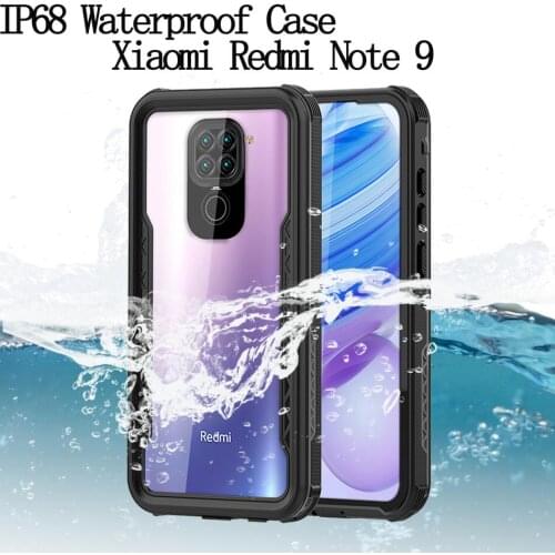 Redmi Note 9 Waterproof Case IP68 Underwater Diving Cover Bag for Xiaomi Redmi Note 9 Water Proof Phone Funda Protection Coque