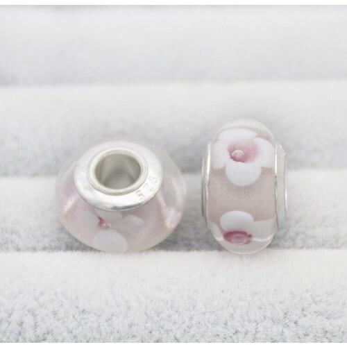 DIY Jewelry Accessories Peach Peach Glass Beads Bracelet Strings