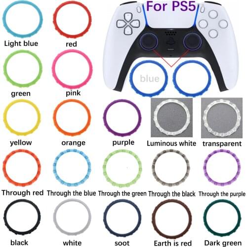 JCD 1Pair=2pcs Replacement Accent Rings For Sony Playstation 5 DualSense 5 PS5 Controller Accessories