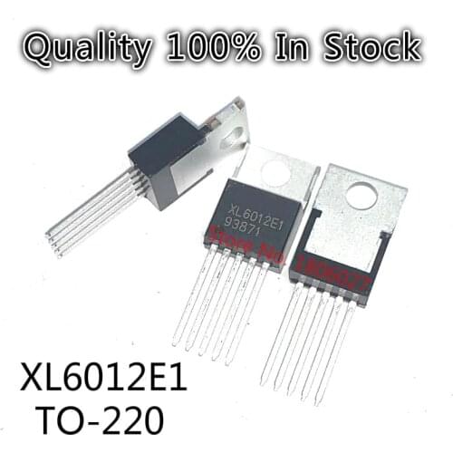 10pcs/lot XL6012E1 TO-220 boost chip XL6012 12V rise 60V DC converter