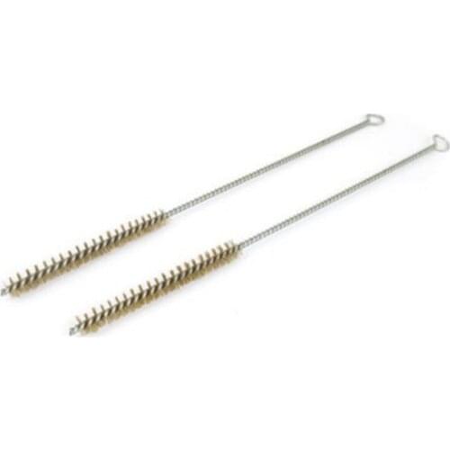 2 pcs 10mm Dia Copper Wire Pipe Tube Chimney Cleaning Brush