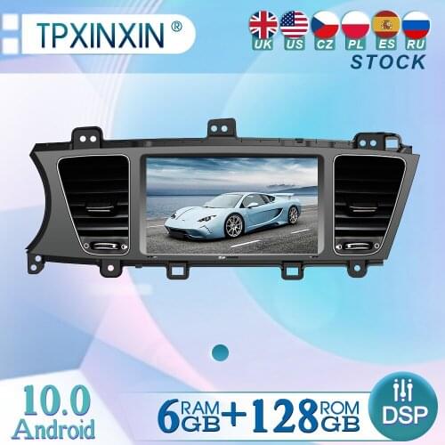 6+128GB For Kia K7 Android 10 Radio Player Car GPS Navigation Head Unit Car Radio with Screen WIFI DSP CARPLAY