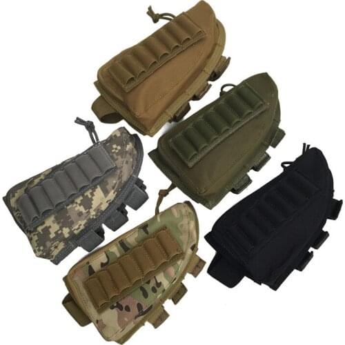 SPT Hunting Weapons AccessoriesTactical Rifle Cheek Rest Rifle Shell Nylon Magazine Molle Pouch Holder Bag