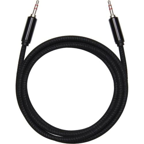 1.5M Jack Audio Cable 3.5 mm to 3.5mm Aux Cable Male to Male Gold Plug Car Aux Cord for iphone X/XS 8 for Samsung Speaker 500pcs