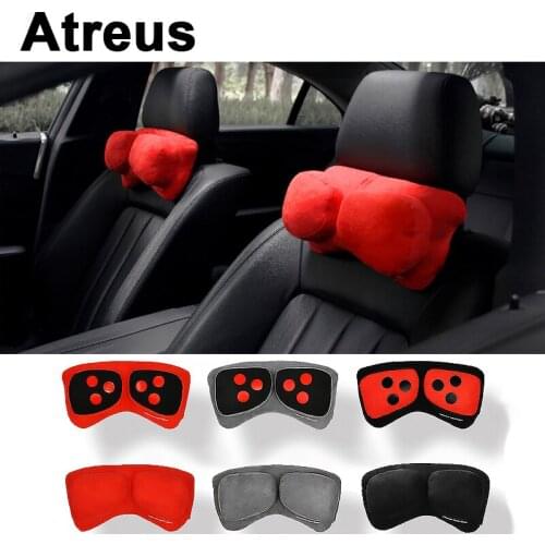Atreus Car Head Massage Neck Close-fitting Design Pillow Cushion For Nissan qashqai Citroen c4 c5 Chevrolet cruze aveo Peugeot